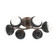 Cabochon Flush Mount - 6pc (1289|CLB0093-01-BB-WL-L3-BM)