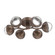 Cabochon Flush Mount - 6pc (1289|CLB0093-01-BB-C-L1-MS)