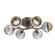Cabochon Flush Mount - 6pc (1289|CLB0093-01-BB-B-L3-CS)