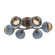 Cabochon Flush Mount - 6pc (1289|CLB0093-01-BB-B-L3-BU)
