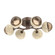 Cabochon Flush Mount - 6pc (1289|CLB0093-01-BB-B-L1-TR)