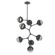 Cabochon Chandelier Large Pendant Matte Black (1289|CHB0093-VB-MB-S-001-L3-MS)