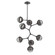 Cabochon Chandelier Large Pendant Matte Black (1289|CHB0093-VB-MB-S-001-L3-GP)