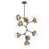 Cabochon Chandelier Large Pendant Matte Black (1289|CHB0093-VB-MB-C-001-L3-NB)