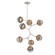 Cabochon Chandelier Large Pendant Beige Silver (1289|CHB0093-VB-BS-S-001-L3-NB)