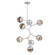 Cabochon Chandelier Large Pendant Beige Silver (1289|CHB0093-VB-BS-B-001-L1-CS)