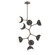Cabochon Chandelier Large Pendant Burnished Bronze (1289|CHB0093-VB-BB-WL-001-L3-MB)
