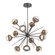 Cabochon Chandelier Large Pendant Graphite (1289|CHB0093-0B-GP-C-001-L3-NB)