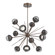 Cabochon Chandelier Large Pendant Burnished Bronze (1289|CHB0093-0B-BB-S-001-L3-GP)