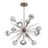Cabochon Chandelier Large Pendant Burnished Bronze (1289|CHB0093-0B-BB-C-001-L3-WM)