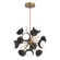 Cabochon Chandelier Large Pendant Novel Brass (1289|CHB0093-0A-NB-WL-001-L3-BM)