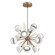 Cabochon Chandelier Large Pendant Novel Brass (1289|CHB0093-0A-NB-C-001-L3-WI)