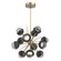 Cabochon Chandelier Large Pendant Gilded Brass (1289|CHB0093-0A-GB-S-001-L3-MB)