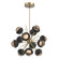Cabochon Chandelier Large Pendant Gilded Brass (1289|CHB0093-0A-GB-B-001-L1-BM)