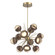 Cabochon Chandelier Large Pendant Gilded Brass (1289|CHB0093-0A-GB-A-001-L1-BB)
