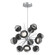 Cabochon Chandelier Large Pendant Classic Silver (1289|CHB0093-0A-CS-S-001-L1-MB)