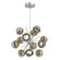 Cabochon Chandelier Large Pendant Classic Silver (1289|CHB0093-0A-CS-S-001-L1-GB)