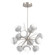 Cabochon Chandelier Large Pendant Beige Silver (1289|CHB0093-0A-BS-WL-001-L3-WM)