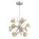 Cabochon Chandelier Large Pendant Beige Silver (1289|CHB0093-0A-BS-WL-001-L3-TR)