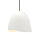 Medium Brisa 1-Light Pendant (254|CER-6613-BIS-DBRZ-RIGID)