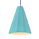 Tall Fluted 1-Light Pendant (254|CER-6607-RFPL-CROM-BKCD)