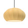 Oval Fluted 1-Light Pendant (254|CER-6605-MYLW-CROM-RIGID)