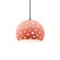 Perforated Medium Globe 1-Light Pendant (254|CER-6583-BSH-MBLK-BKCD)