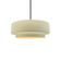 Small Tier 1-Light Pendant (254|CER-6540-VAN-MBLK-RIGID)