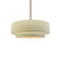 Small Tier 1-Light Pendant (254|CER-6540-VAN-BRSS-RIGID)