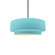 Small Tier 1-Light Pendant (254|CER-6540-RFPL-MBLK-RIGID)