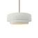 Small Tier 1-Light Pendant (254|CER-6540-MTGD-BRSS-RIGID)