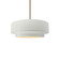 Small Tier 1-Light Pendant (254|CER-6540-MAT-BRSS-RIGID-LED1-700)