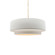Small Tier 1-Light Pendant (254|CER-6540-BIS-BRSS-BEIG-TWST)