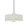 Perforated Dish 1-Light Pendant (254|CER-6467-MAT-CROM-BKCD)