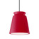Tall Trapezoid 1-Light Pendant (254|CER-6427-CRSE-MBLK-BKCD)