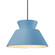 Medium Trapezoid 1-Light Pendant (254|CER-6423-SKBL-MBLK-RIGID)