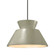 Medium Trapezoid 1-Light Pendant (254|CER-6423-CKC-MBLK-RIGID)