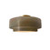 Small Tier Semi-Flush (254|CER-6360-SLTR-BRSS-LED1-700)