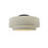 Small Tier Semi-Flush (254|CER-6360-CKC-MBLK)