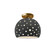 Perforated Medium Globe Semi-Flush (254|CER-6359-GRY-BRSS)