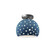 Perforated Small Globe Semi-Flush (254|CER-6357-MID-NCKL)