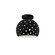Perforated Small Globe Semi-Flush (254|CER-6357-BLK-MBLK-LED1-700)