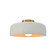 Small Spire Semi-Flush (254|CER-6340-MTGD-BRSS)