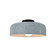 Small Spire Semi-Flush (254|CER-6340-CONC-MBLK)