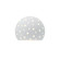 Perforated Globe ADA Wall Sconce (254|CER-5797-WHT)