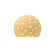 Perforated Globe ADA Wall Sconce (254|CER-5797-MYLW)