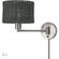 1 Light Brushed Nickel Swing Arm Wall Lamp (108|60439-91)