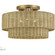 3 Light Antique Gold Leaf Large Semi-Flush (108|60048-48)