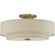 6 Light Antique Gold Leaf Extra Large Semi-Flush (108|58857-48)