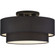 3 Light Black Large Semi-Flush (108|50267-04)